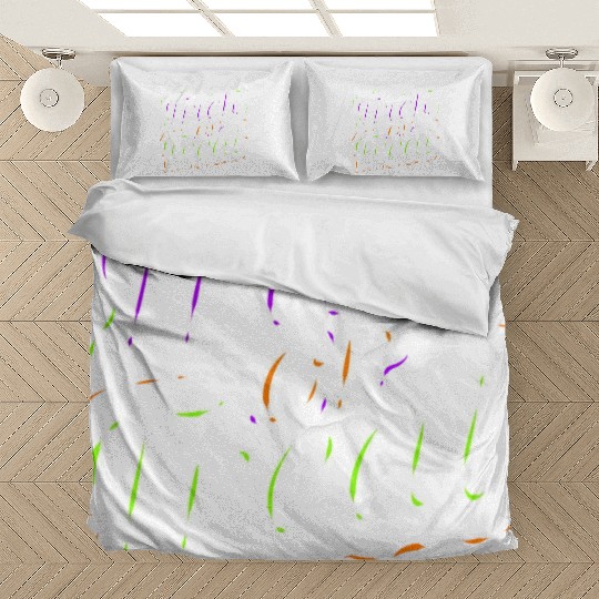 Trick Or Treat Spiderweb Halloween Bedding Sets