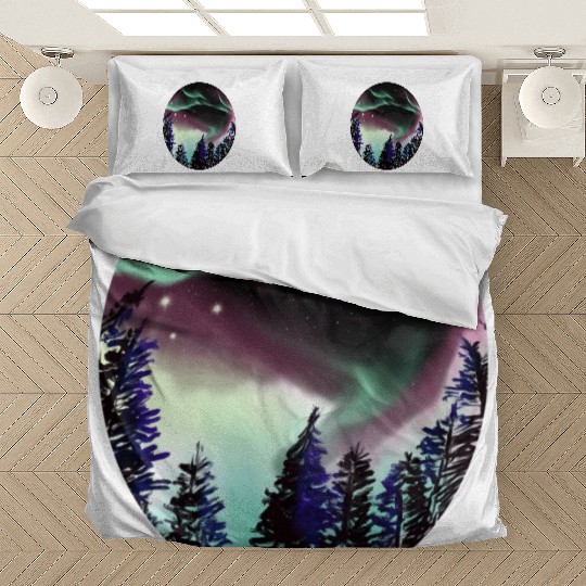Northern Lights Aurora Borealis For Or Bedding Sets