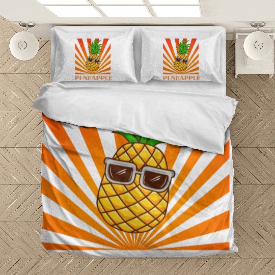 Pi Day Pineapple Bedding Sets