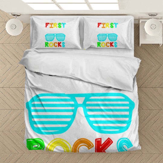 First Grade Rocks Back To School Bedding Sets