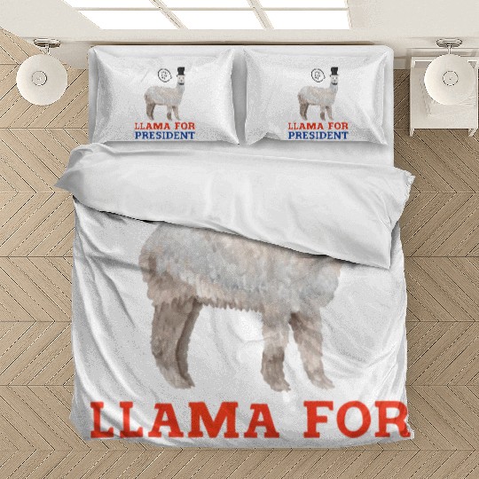 Llama For President Bedding Sets