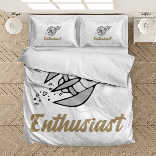 Astronomy Enthusiast - moon astronomy Bedding Sets