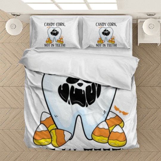 Candy Corn, Not in Teeth! Bedding Sets