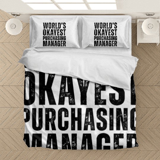 World's Okayest Purchasing Manager Bedding Sets