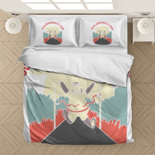 Sloth Cute Sloth Running Bedding Sets