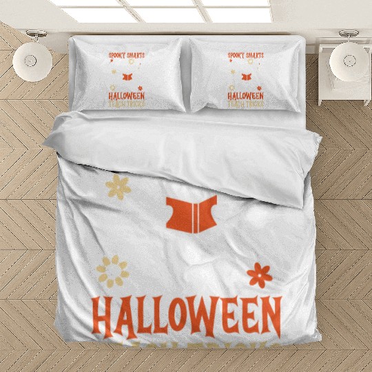 Spooky Smarts: Halloween Teach Tricks Teacher Bedding Sets