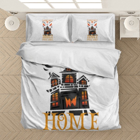 Horror Paranormal Haunted House Spooky Halloween Bedding Sets