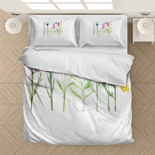 Plant These Save The Bees Colorful Wildflowers Bedding Sets