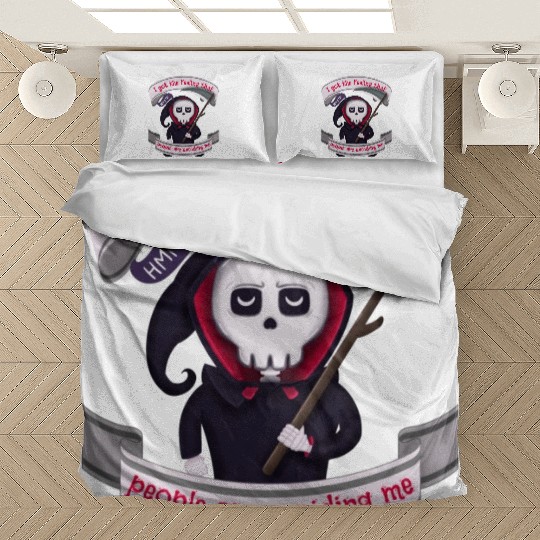 People Are Avoiding Me Grim Reaper Bedding Sets