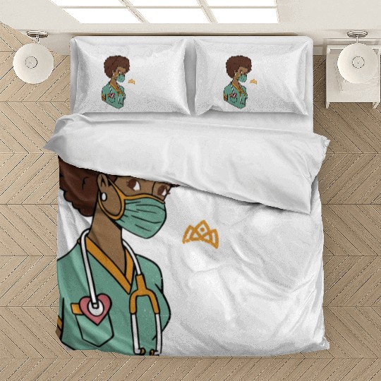 Black Queen With A Nursing Degree Bedding Sets