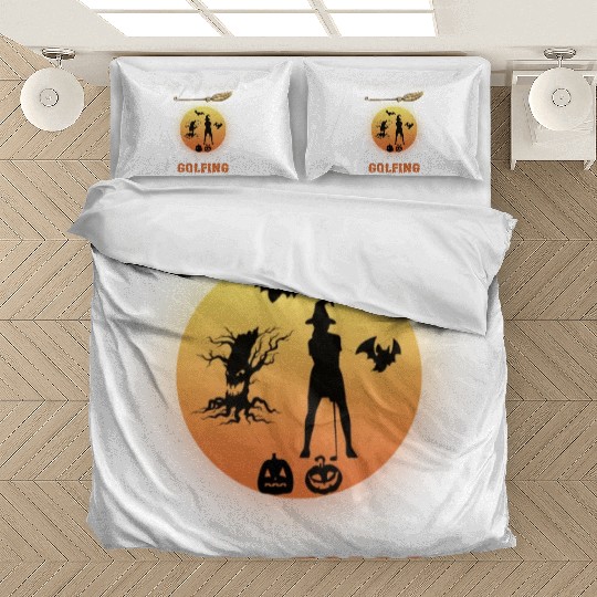 My Broom Broke Now I Go Golfing Bedding Sets