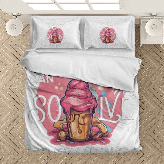 Ice cream can solve everything. Bedding Sets