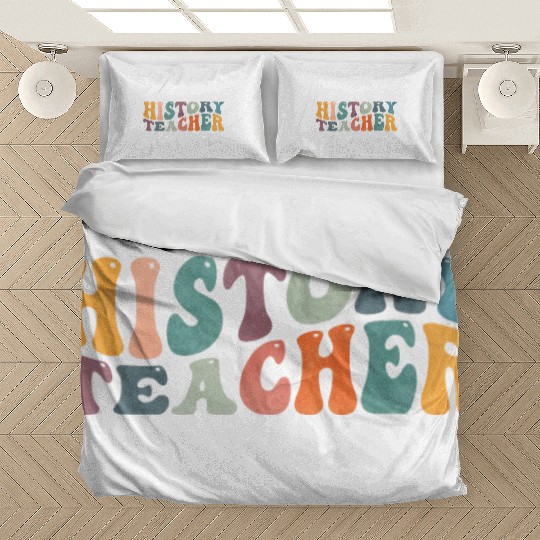 Groovy History Teacher Teaching Bedding Sets