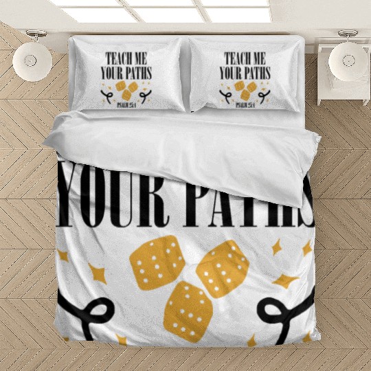 VBS Crew Teach Me Your Paths Psalm 25:4 Religious Bedding Sets