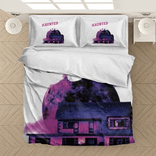 Horror Paranormal Haunted House Spooky Halloween Bedding Sets