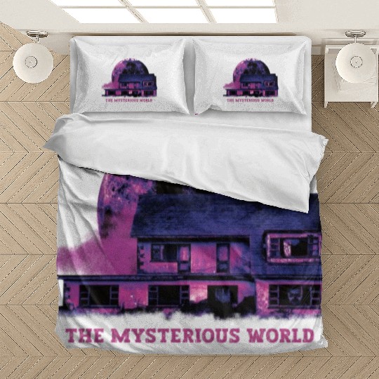 Horror Paranormal Haunted House Spooky Halloween Bedding Sets