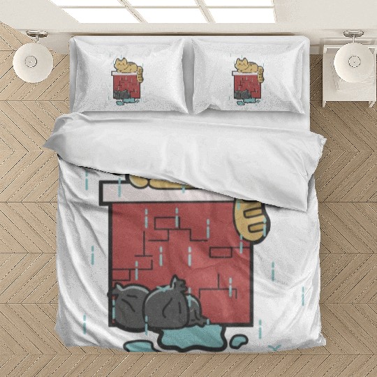 Happy Street Cat Bedding Sets
