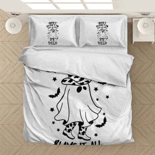 Bring Boots Spooky Western Ghost Design Bedding Sets