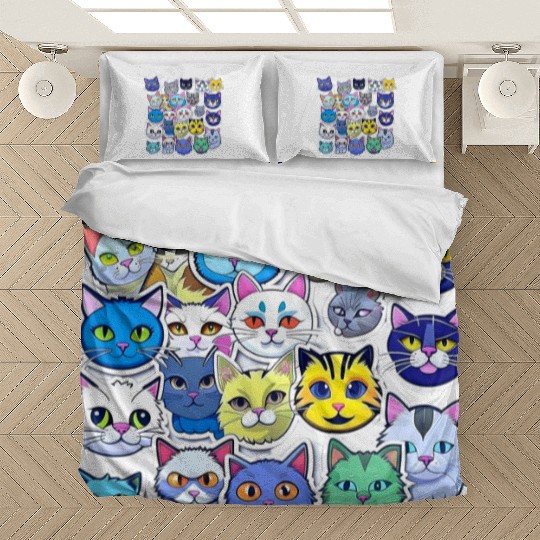 Hilarious Meme Cats: Shareable Humor Pack Bedding Sets