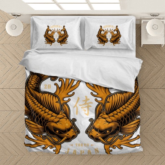 Double Pisces Serenity Koi Bedding Sets