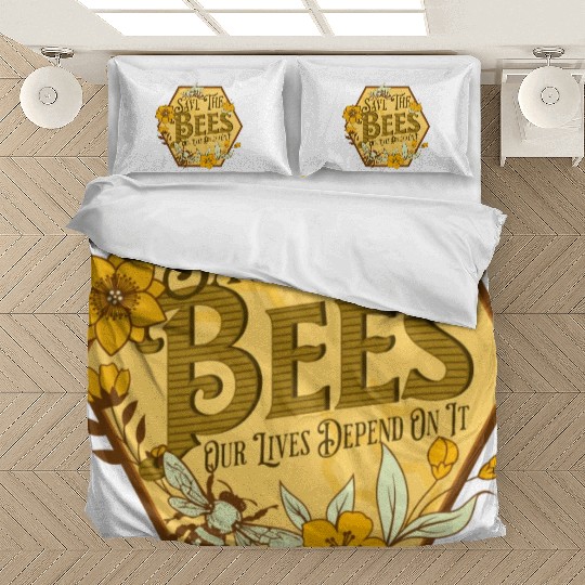 Honey Bee Beekeeping Save The Bees Bedding Sets
