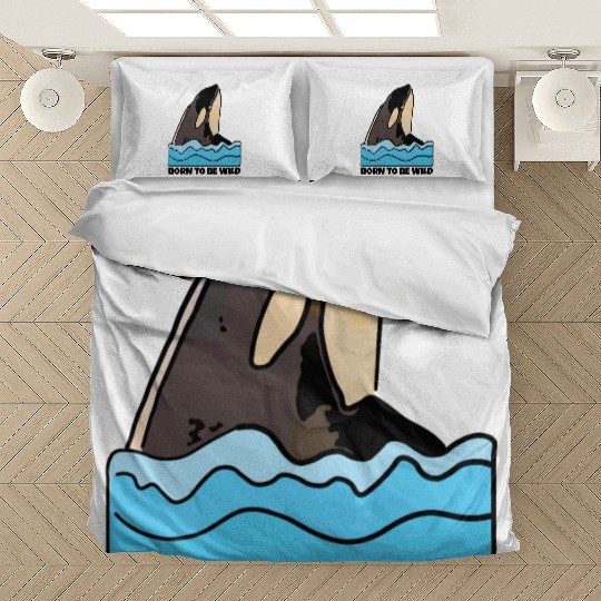 Born to Be Wild: Playful Orca Design Bedding Sets