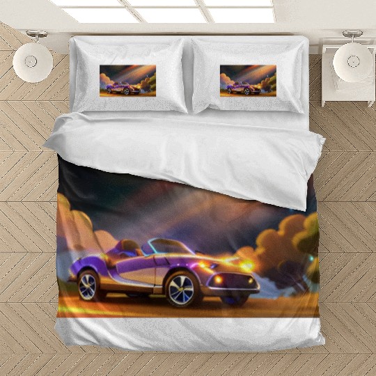 Car in Galaxy World Bedding Sets