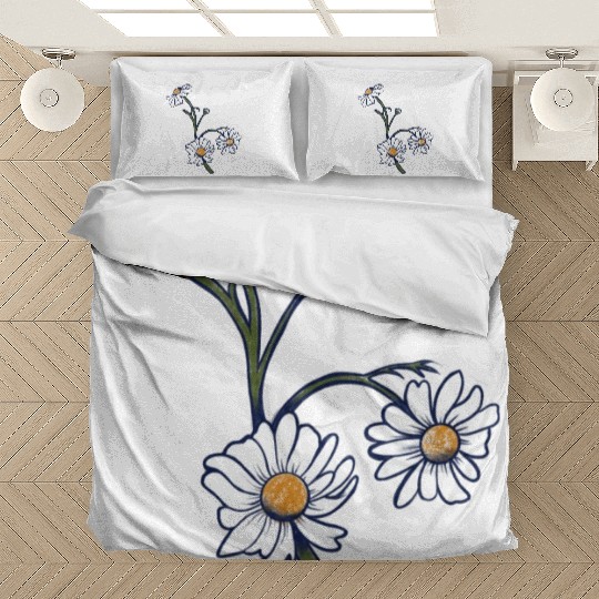 Beautiful Daisies In The Garden Bedding Sets