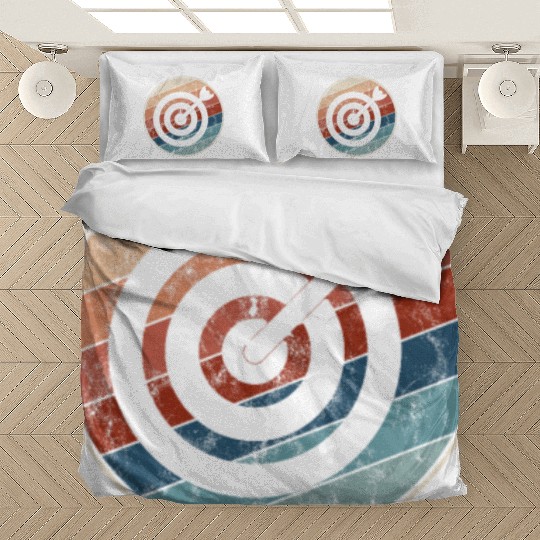 Retro Archery Bullseye Bedding Sets