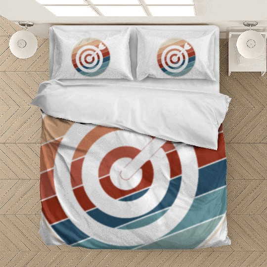 Retro Archery Bullseye Bedding Sets