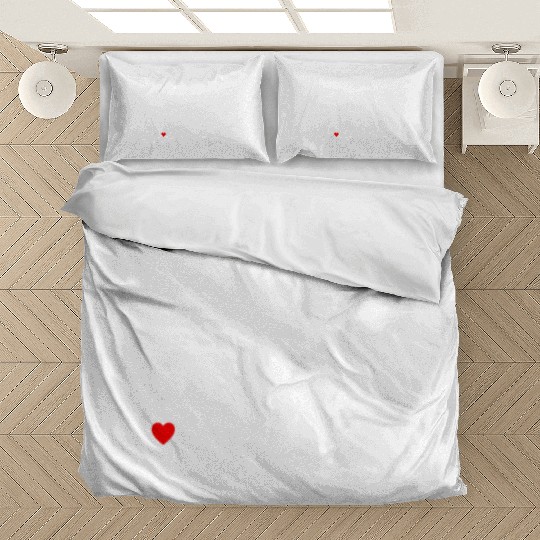 San Francisco Skyline Heartbeat California Lover Bedding Sets