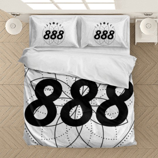 Mandala Angel Numbers 888 Moon Cycle Bedding Sets