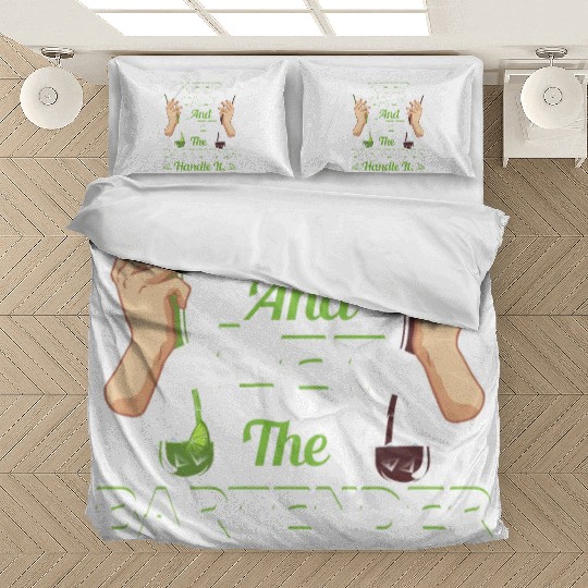 Bartender Handling Bedding Sets