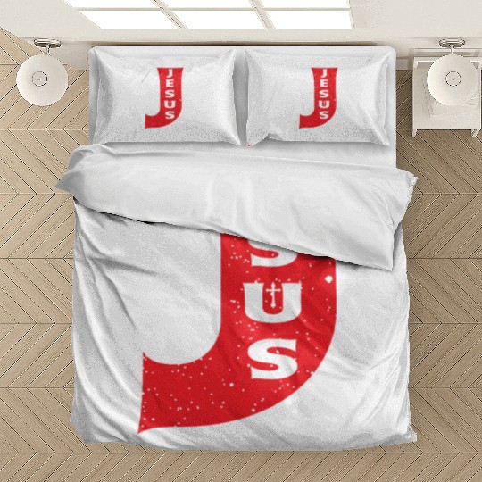 Jesus Saves Love Jesus Christian Christmas Bedding Sets
