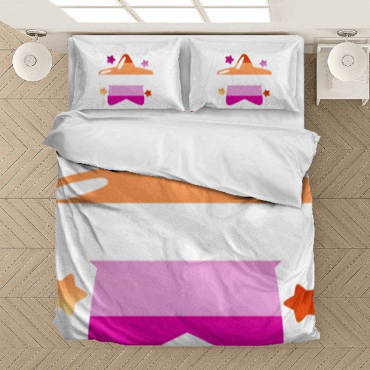 Lgbtq Pride Flag Stars Lesbian Bedding Sets
