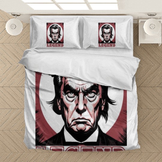 Trump president 2024 mugshot never surrender Bedding Sets