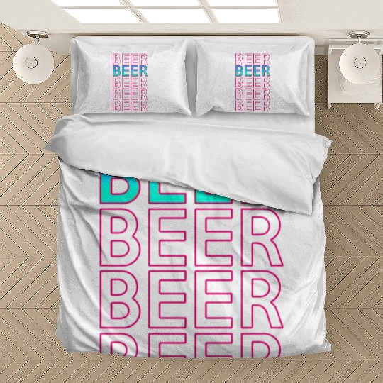 Beer Beer Beer Beer Lover Bedding Sets