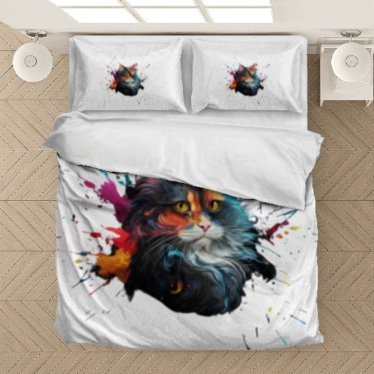 Persian Cat Realistic Animal Portrait Bedding Sets