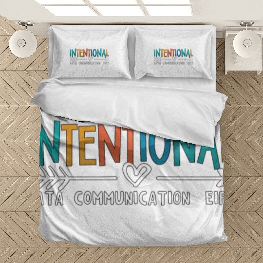 IEP Intentional Data Communication Autism Teacher Bedding Sets