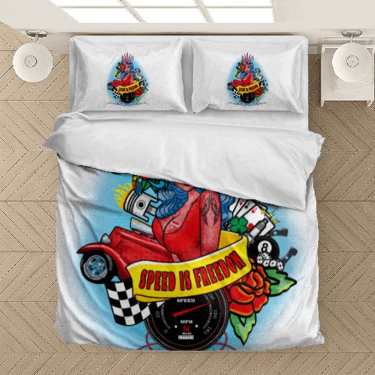 Pin up, Hot rod and Speedometer Bedding Sets