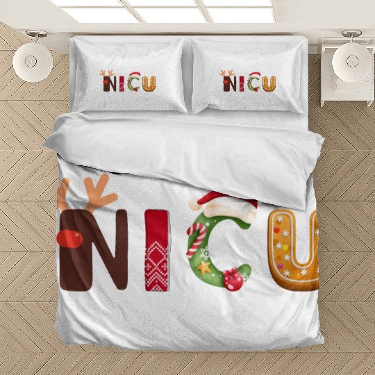 Cute NICU Christmas design Bedding Sets