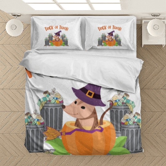 Trick or Trash Happy Halloween Bedding Sets