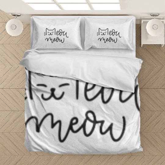 Meow for cat lovers Bedding Sets