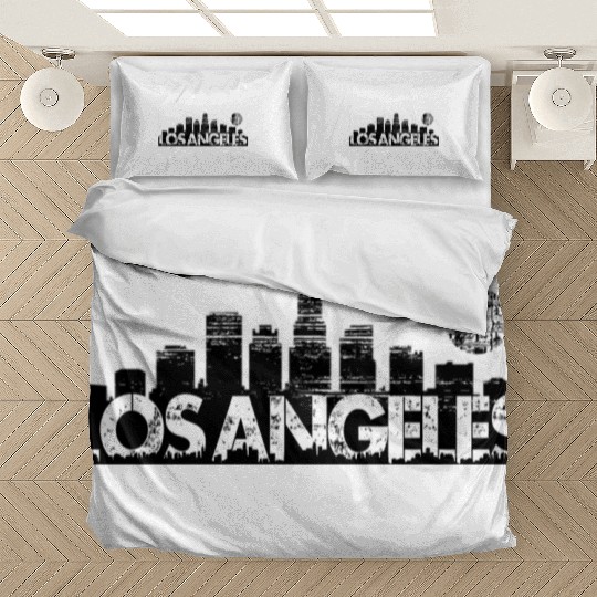 Los Angeles Cityscape Street Wear Bedding Sets