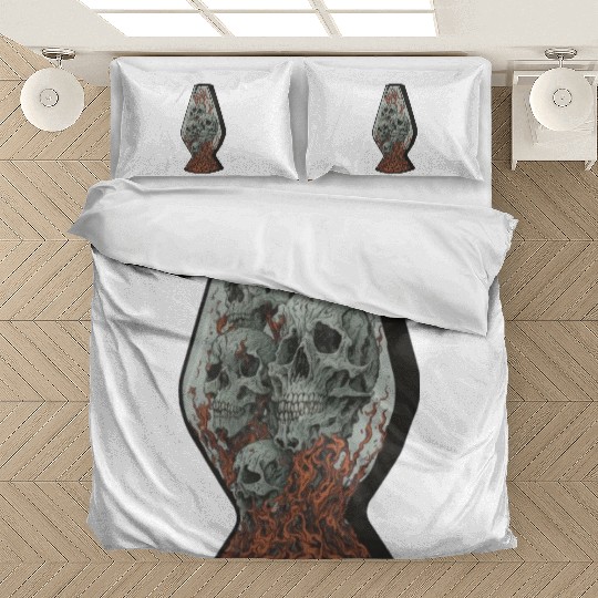 Creepy Skulls In Vase Bedding Sets