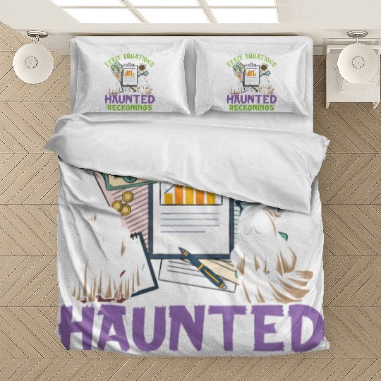 Eerie Equations Haunted Reckonings Halloween Bedding Sets