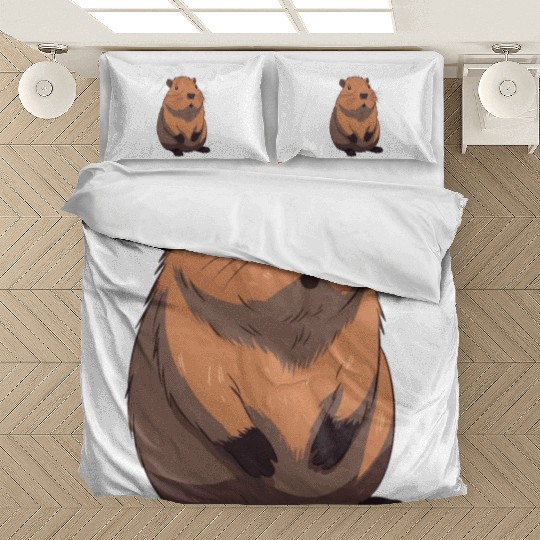 Capybara In Nature Bedding Sets