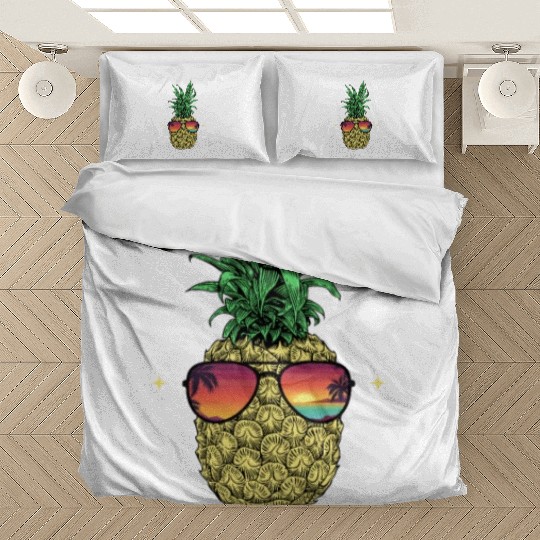 Cool Pineapple Tropical Fruit The Villages Bedding Sets