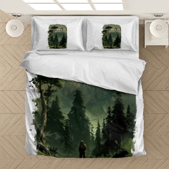 Area 51 National Park - Established In 1955 Bedding Sets