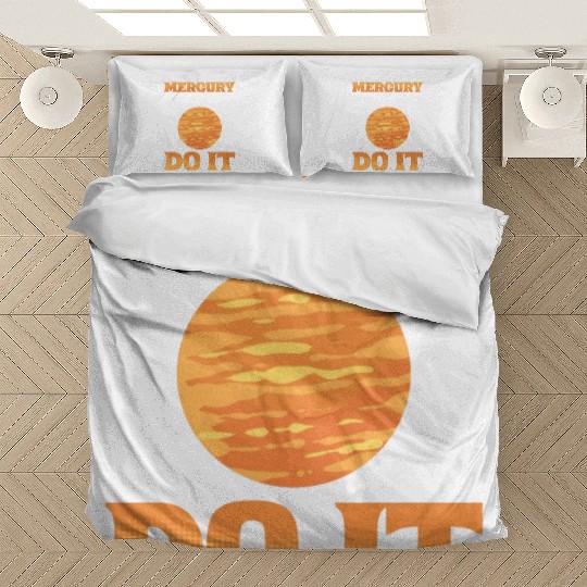Mercury Made Me Do It Solar System Planets Bedding Sets